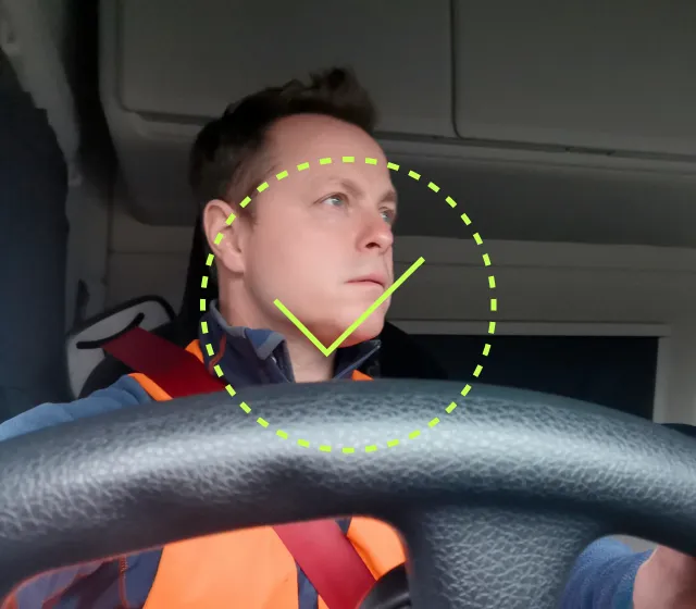 Driver pictured from front